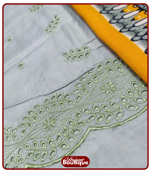 Baroque Linen Unstitched 3-Piece Suit